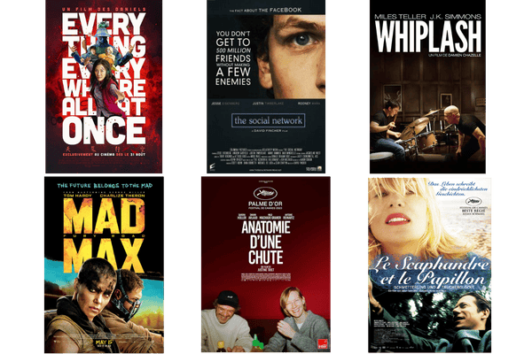 Les films au meilleur montage