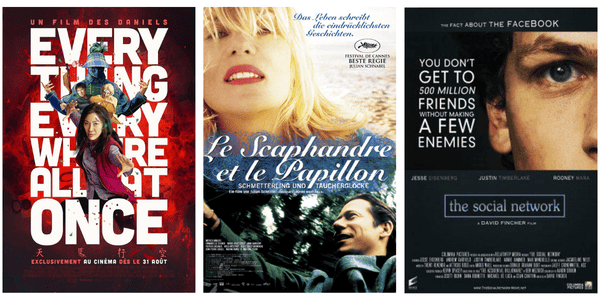 Les films au meilleur montage